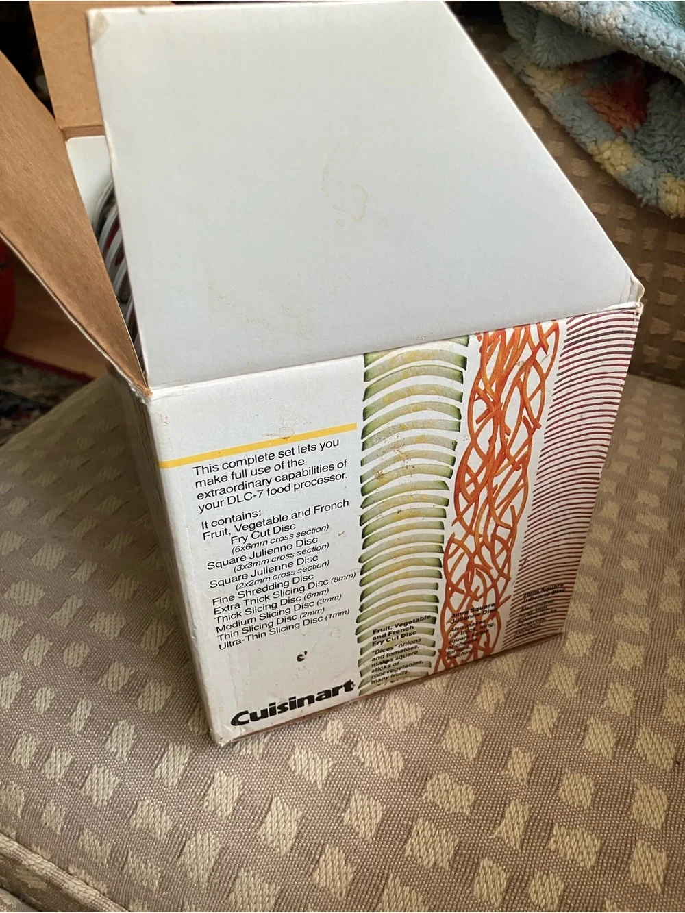 Cuisinart Stainless Steel 9 Disc Blade Set DLC-7 Several never used!